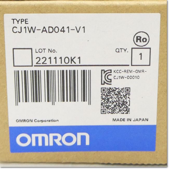 FA機器ドットコム / CJ1W-AD041-V1 アナログ入力ユニット 4点 (OMRON