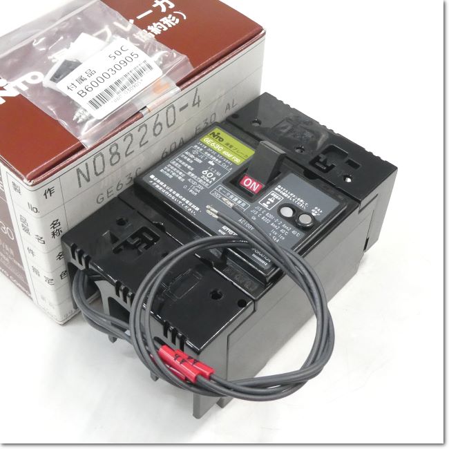 FA機器ドットコム / GE63C 3P 60A 30mA AL 漏電ブレーカ 警報スイッチ