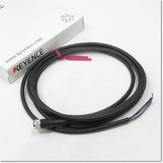 FA機器ドットコム / NQ-P4B2 NQ電源ケーブル M8 4ピン 2m (KEYENCE