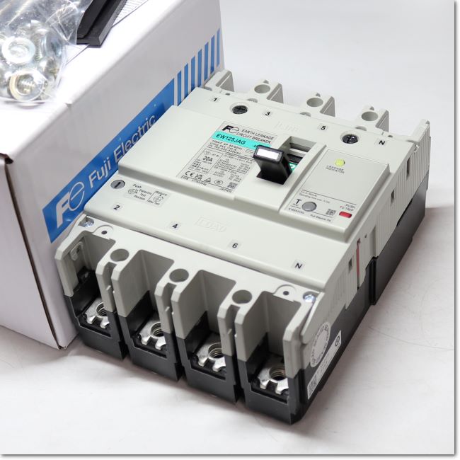 FA機器ドットコム / EW125JAG-4P020 4P 20A 30mA 漏電遮断器 (富士電機 