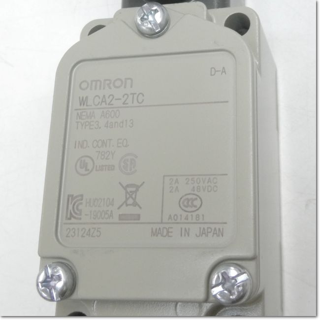 オムロン（FA・制御機器） リミットスイッチ WLCA12-2A-N 入数：1個