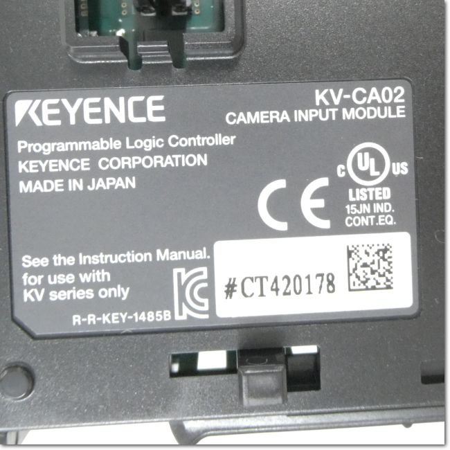 FA機器ドットコム / KV-CA02 カメラ入力ユニット (KEYENCE) | FA機器