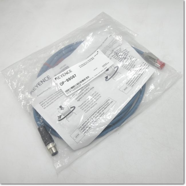 FA機器ドットコム / OP-88087 イーサネットケーブル M12 4ピン RJ45 5m
