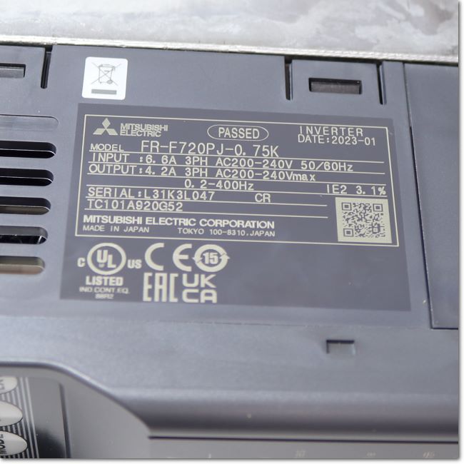 FA機器ドットコム / FR-F720PJ-0.75K インバータ 三相200V フィルタ