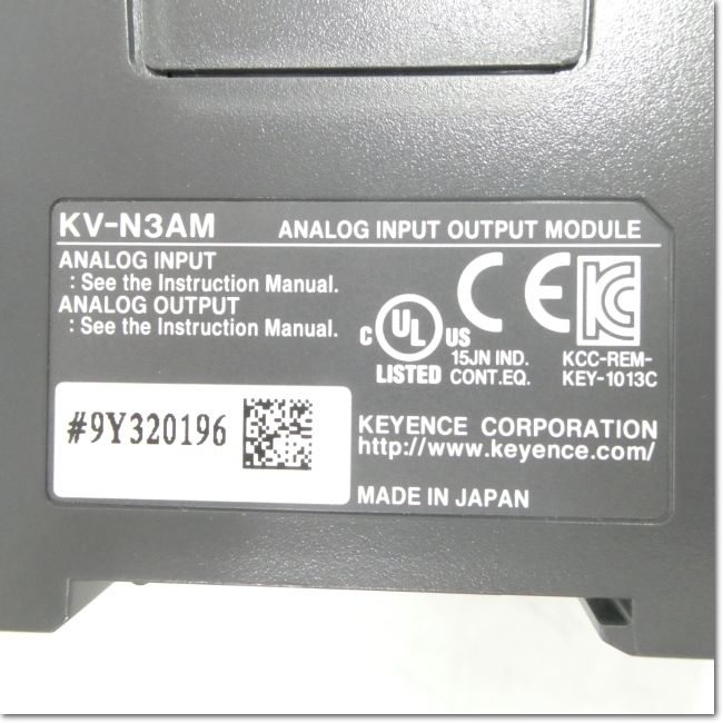FA機器ドットコム / KV-N3AM アナログ入出力ユニット 入力2ch 出力1ch