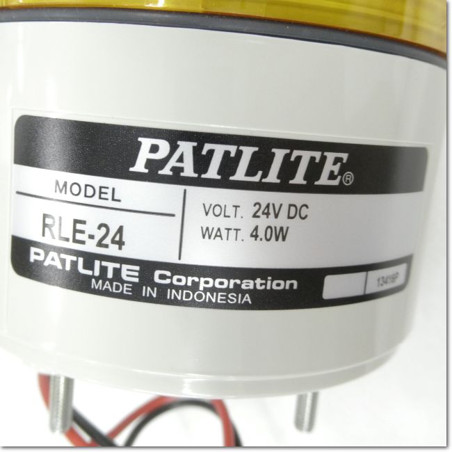 FA機器ドットコム / RLE-24-Y φ82 LED超小型回転灯 3点ボルト足取付