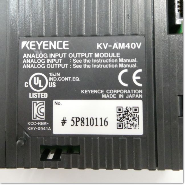 FA機器ドットコム / KV-AM40V A/D・D/A変換ユニット アナログ入力2ch +
