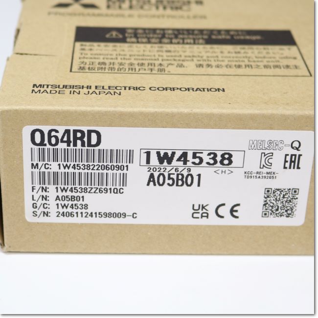 FA機器ドットコム / Q64RD 測温抵抗体入力ユニット 4ch (三菱電機