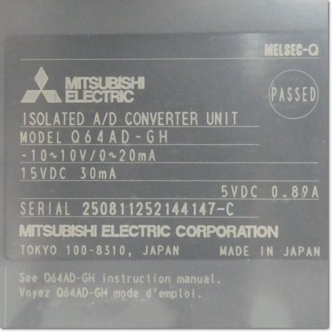 FA機器ドットコム / Q64AD-GH チャンネル間絶縁高分解能アナログ