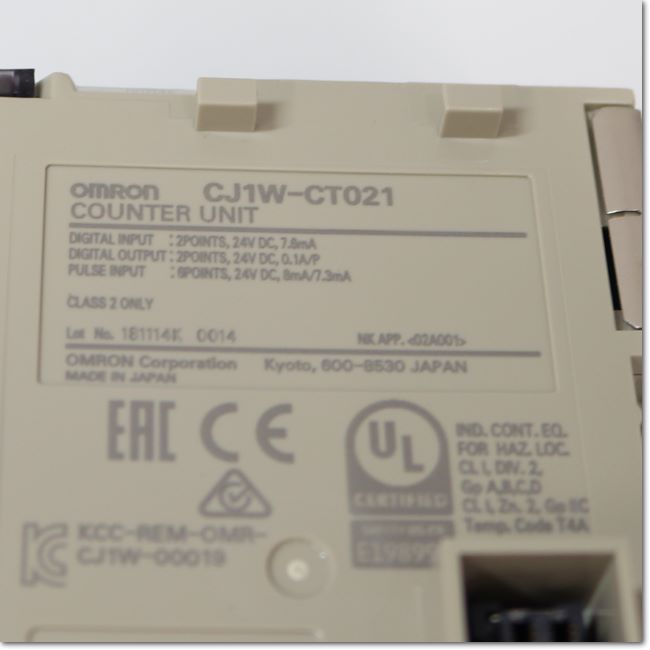 FA機器ドットコム / CJ1W-CT021 高速カウンタユニット 2ch (OMRON