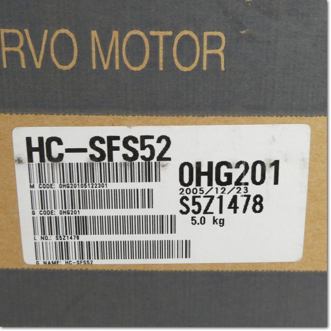 FA機器ドットコム / HC-SFS52 サーボモータ 0.5kW (三菱電機) | FA機器