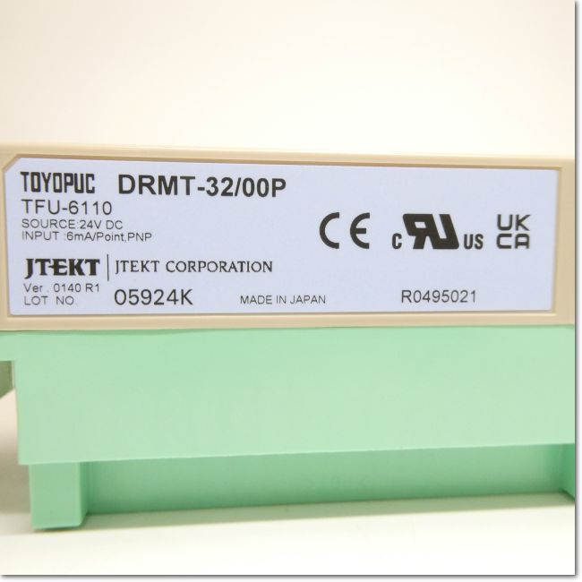 FA機器ドットコム / TFU-6110 [DRMT-32/00P] 通信ターミナル 入力32点 DC24V Ver.0140 PNP ...