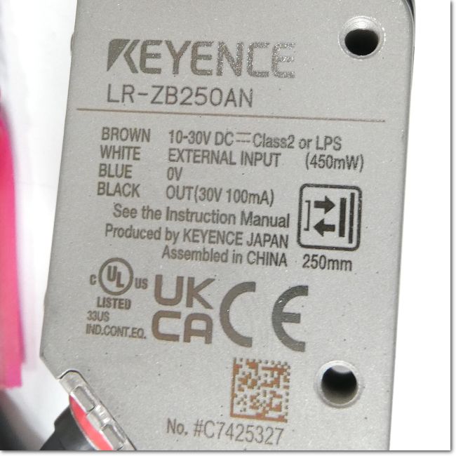 FA機器ドットコム / LR-ZB250AN 2m アンプ内蔵型CMOSレーザセンサ 反射