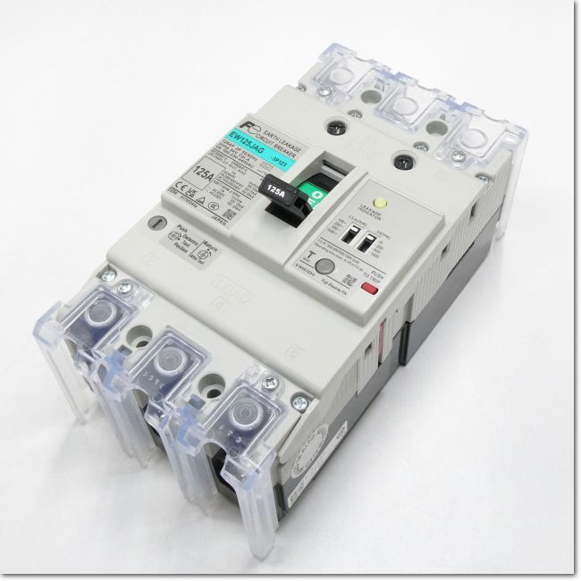 配線用漏電遮断器3P125A EW125JAG FA機器ドットコム / EW125JAG-3P125 3P 125A 100/200/500/1000mA 漏電