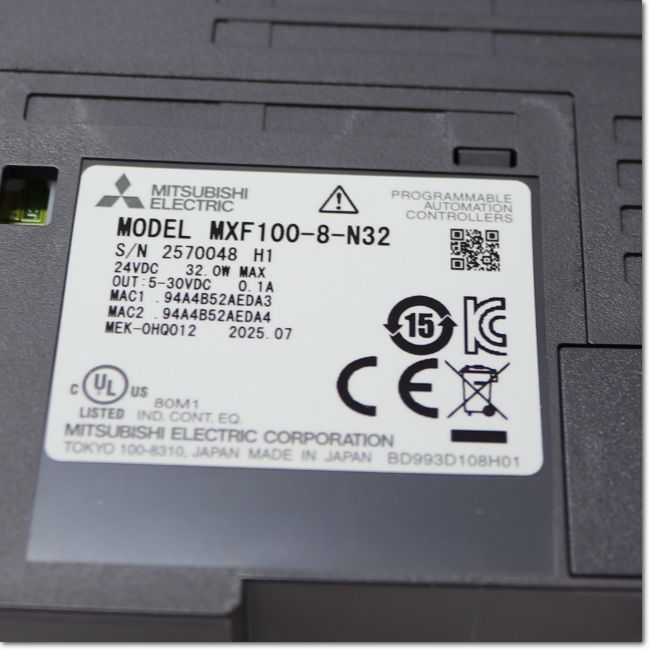 FA機器ドットコム / MXF100-8-N32 FA統合コントローラ 最大制御軸数:8