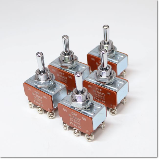 FA機器ドットコム / S-333T 小形トグルスイッチ ON-OFF-ON 5個セット