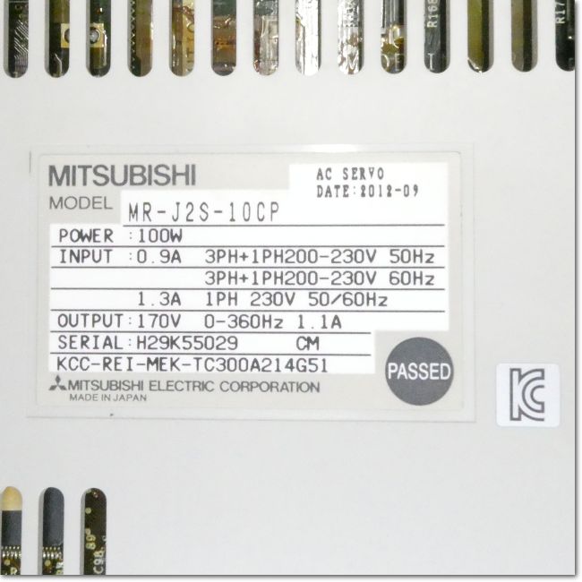 FA機器ドットコム / MR-J2S-10CP サーボアンプ AC200V 0.1kW 位置決め