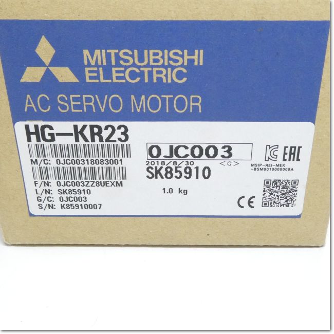 FA機器ドットコム / HG-KR23 ACサーボモータ 0.2kW (三菱電機) | FA