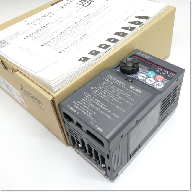 FA機器ドットコム / FR-D720-0.1K インバータ 三相200V (三菱電機