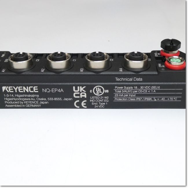 Keyence 温度・アナログ入力モジュールNQ-EP4A 他一式 FA機器ドットコム / NQ-EP4A EtherNet/IP対応 温度・アナログ入力