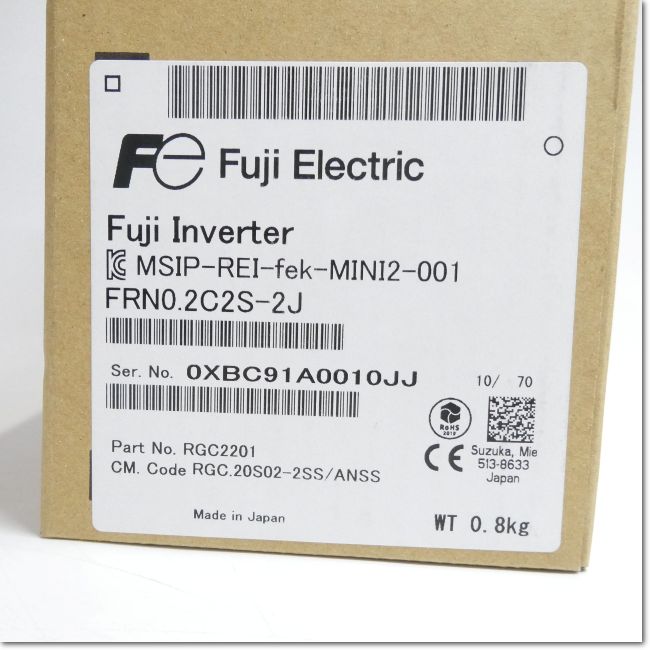 FA機器ドットコム / FRN0.2C2S-2J インバータ 三相200V 0.2kW (富士