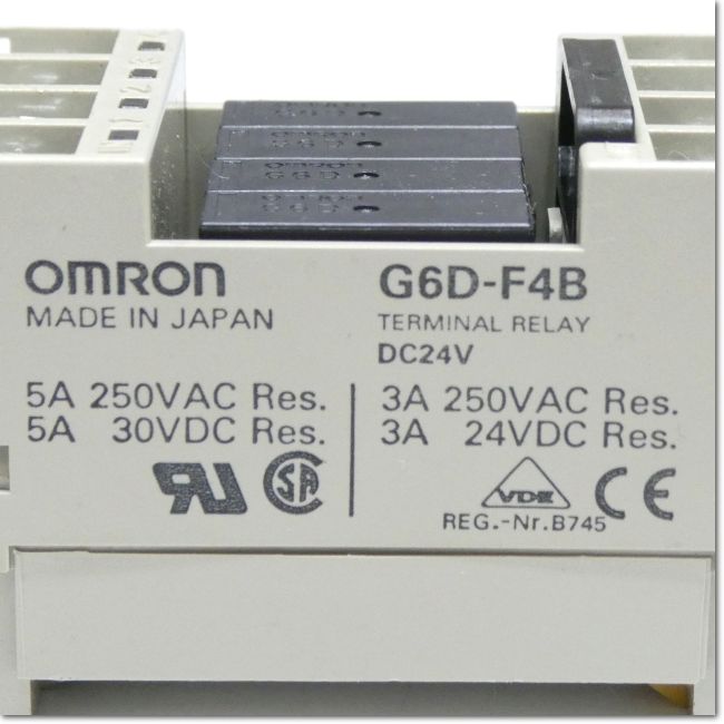 FA機器ドットコム / G6D-F4B DC24V ターミナルリレー (OMRON) | FA機器