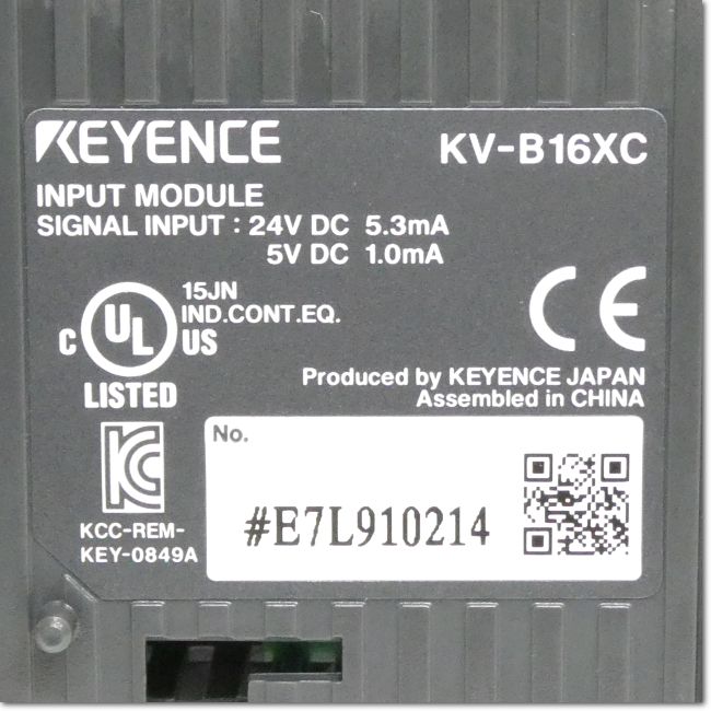 FA機器ドットコム / KV-B16XC 拡張入力ユニット DC入力16点 ネジ端子台