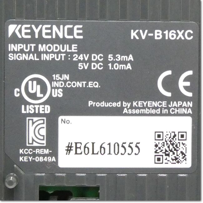 FA機器ドットコム / KV-B16XC 拡張入力ユニット DC入力16点 ネジ端子台