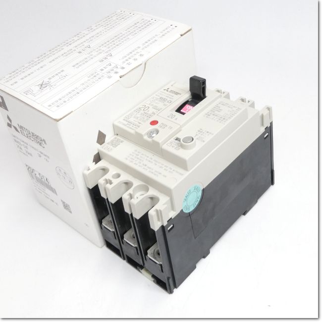 FA機器ドットコム / NV63-CVF 3P 20A 30mA 漏電遮断器 (三菱電機) | FA 