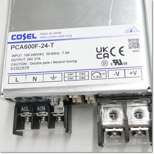 FA機器ドットコム / PCA600F-24-T スイッチング電源 24V 27A 出力端子