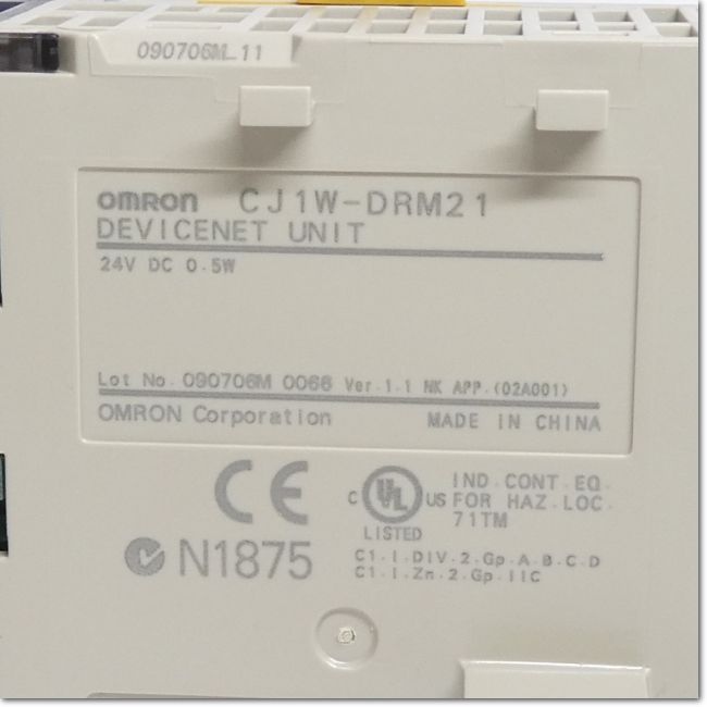 FA機器ドットコム / CJ1W-DRM21 DeviceNetユニット Ver.1.1 (OMRON