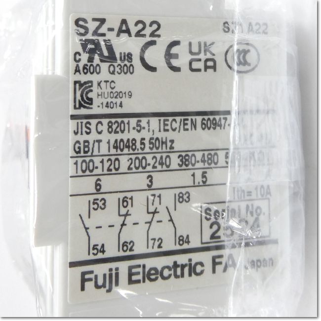 FA機器ドットコム / SZ-A22 2a2b 補助接点ユニット (富士電機) | FA