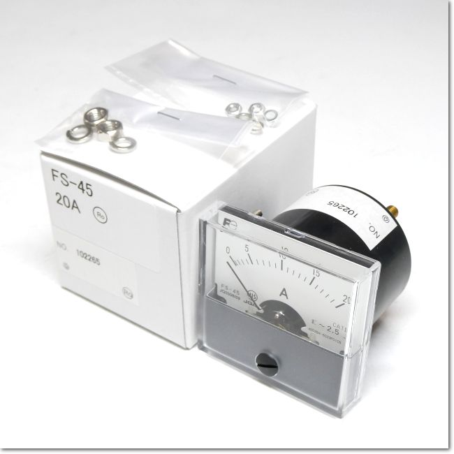 【新品未開封】FS-45：7.5A/40A/150A/200A 7点セット FA機器ドットコム / FS-45 0-150V 交流電圧計 ダイレクト計器 (富士