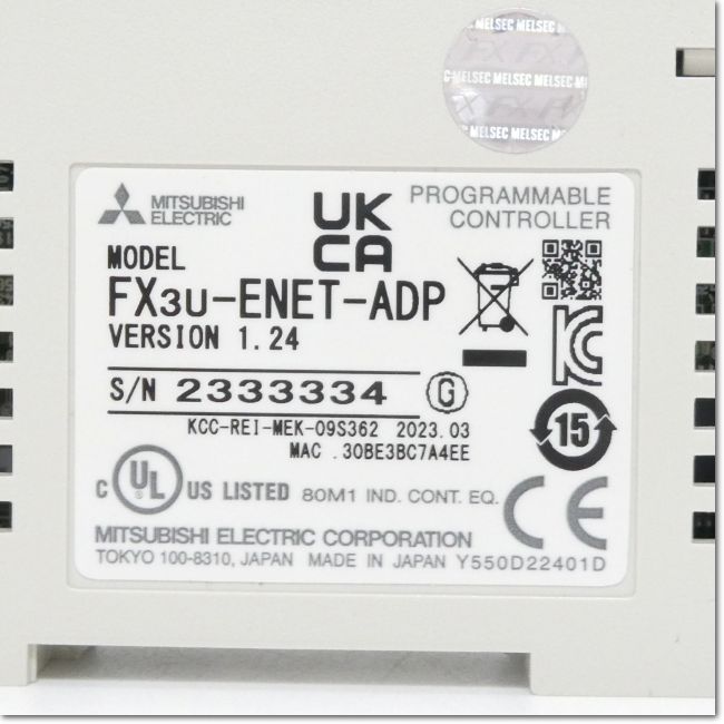 FA機器ドットコム / FX3U-ENET-ADP Ethernet接続インタフェース