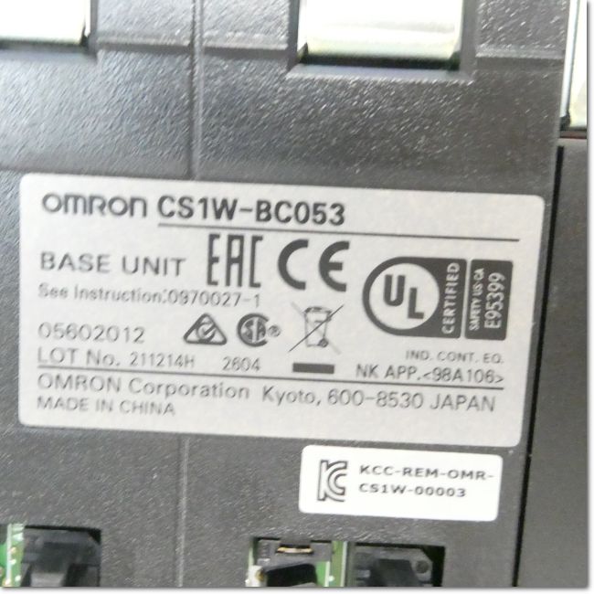 FA機器ドットコム / CS1W-BC053 CPUベースユニット (OMRON) | FA機器