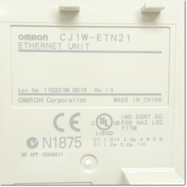 FA機器ドットコム / CJ1W-ETN21 Ethernetユニット 100BASE-TXタイプ