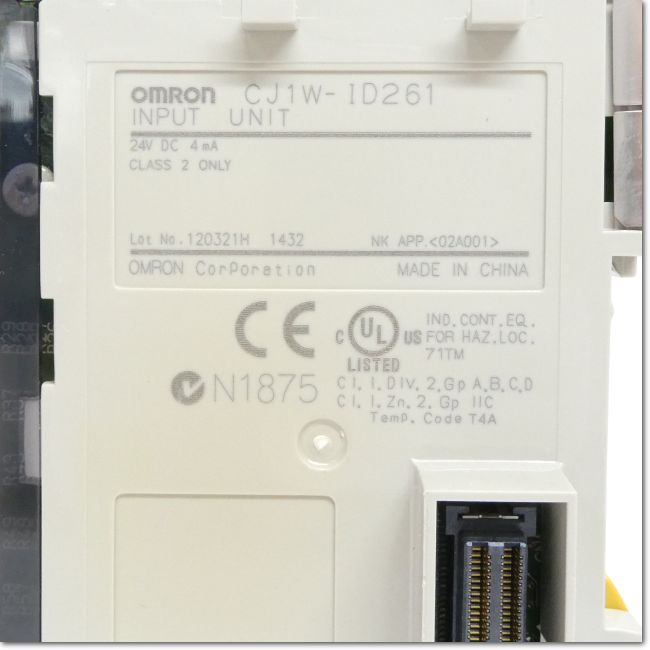 FA機器ドットコム / CJ1W-ID261 DC入力ユニット 64点 (OMRON) | FA機器