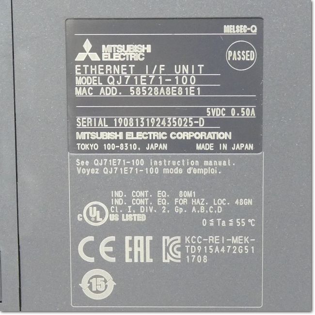 FA機器ドットコム / QJ71E71-100 Ethernetインタフェースユニット
