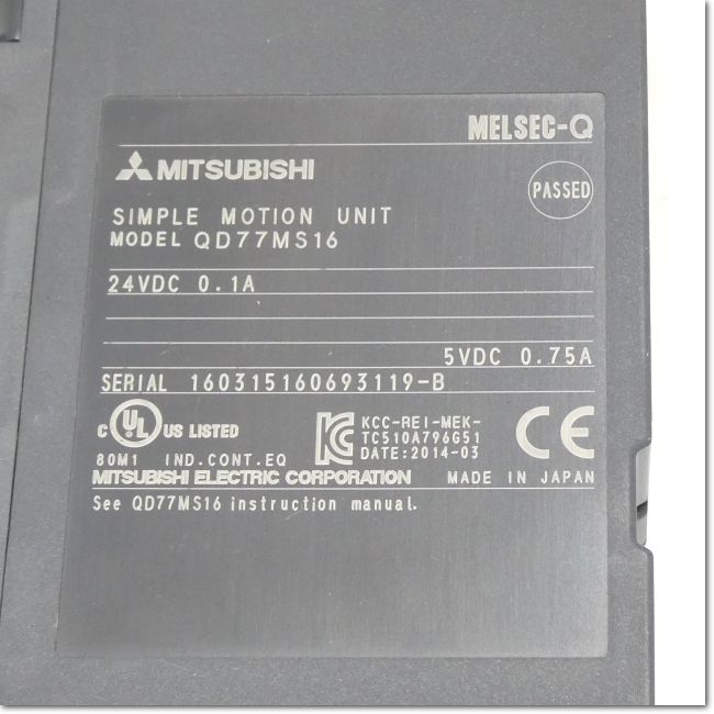 三菱電気　QD77MS16 シンプルモーション位置決めユニット FA機器ドットコム / QD77MS16 シーケンサ 位置決めユニット 最大制御軸