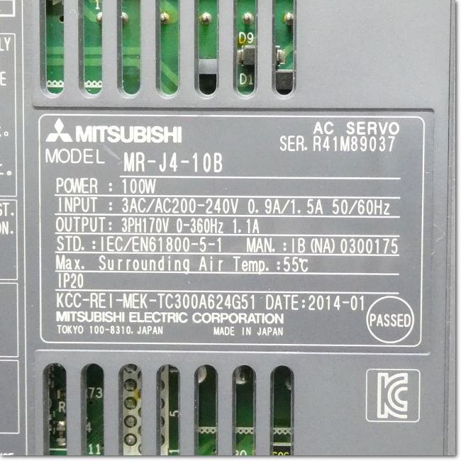 FA機器ドットコム / MR-J4-10B サーボアンプ AC200V 0.1kW SSCNET/H