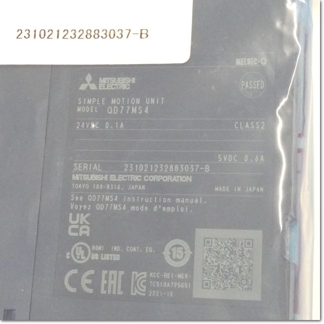 FA機器ドットコム / QD77MS4 シンプルモーションユニット 最大4軸 ★新品未使用★ 2022年製QD77MS4 三菱電機 シンプルモーションユニット