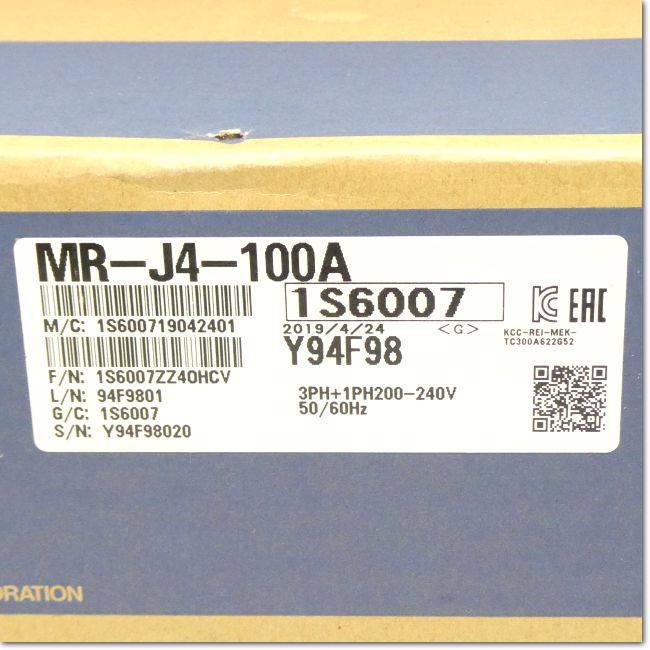 FA機器ドットコム / MR-J4-100A サーボアンプ AC200V 1.0kW 汎用