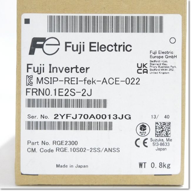 FA機器ドットコム / FRN0.1E2S-2J コンパクト形インバータ 三相200V 