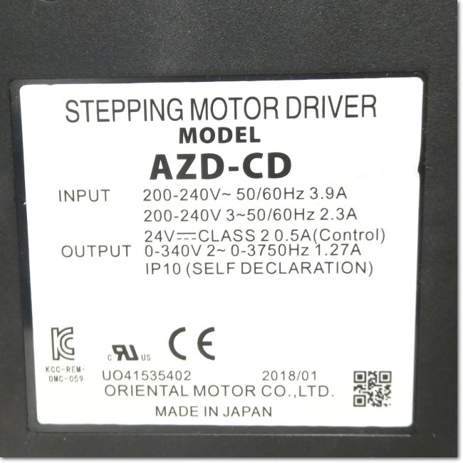 FA機器ドットコム / AZD-CD ステッピングモータ ドライバ 位置決め機能