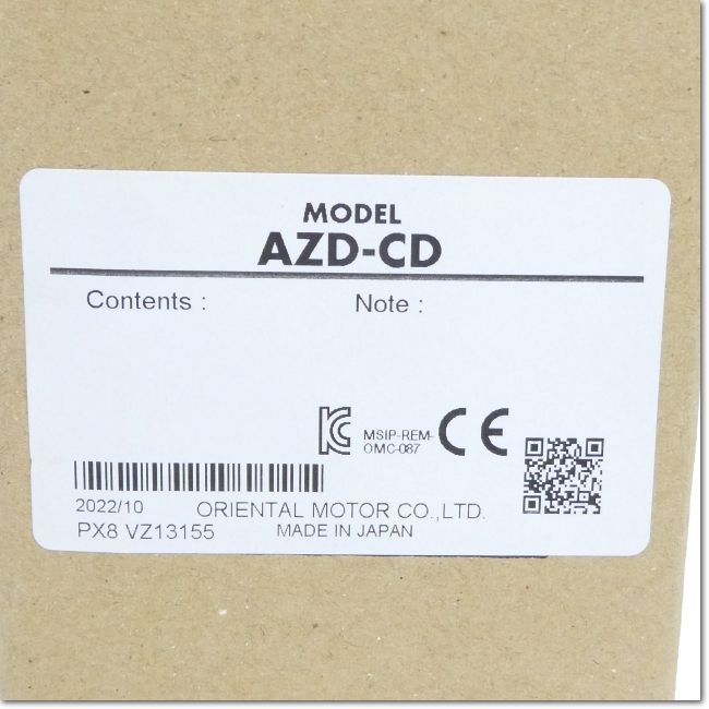 FA機器ドットコム / AZD-CD ステッピングモータ ドライバ 位置決め機能