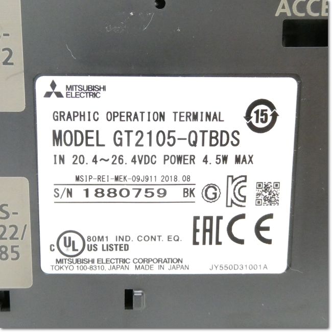 FA機器ドットコム / GT2105-QTBDS GOT本体 5.7型 TFTカラー液晶 DC24V