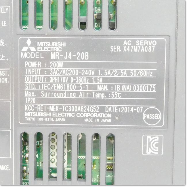 【新品未開封】三菱電機　サーボアンプ　MR-J4-20B FA機器ドットコム / MR-J4-20B サーボアンプ AC200V 0.2kW SSCNETⅢ/H