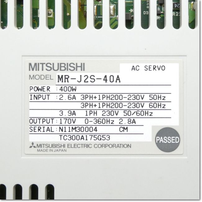 FA機器ドットコム / MR-J2S-40A サーボアンプ AC200V 0.4kW 汎用