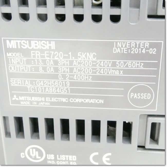 FA機器ドットコム / FR-E720-1.5KNC インバータ 三相200V CC-Link通信