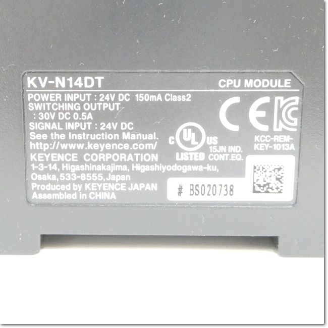 FA機器ドットコム / KV-N14DT 基本ユニット DC電源タイプ 入力8点/出力